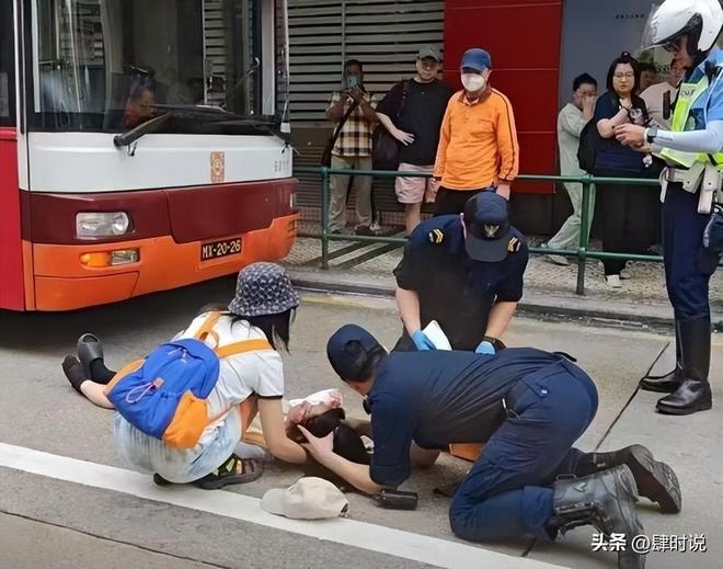 时被公交撞倒反遭澳门警方指控内地女在澳门马路中间跳舞横穿(图8)